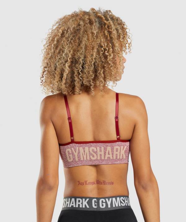 Damske Športové Podprsenky Gymshark Flex Strappy Bordove | BK5971428